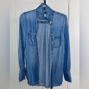 Long Sleeve Jean-Like Top